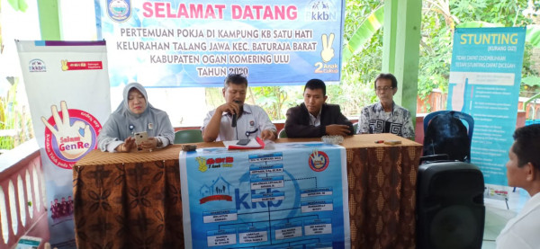 Pertemuan Pokja Kampung KB Talang Jawa