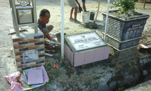 Pemasangan Prasasti Kampung KB