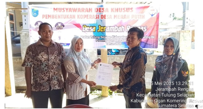 Rapat Pembentukan Koperasi Merah Putih