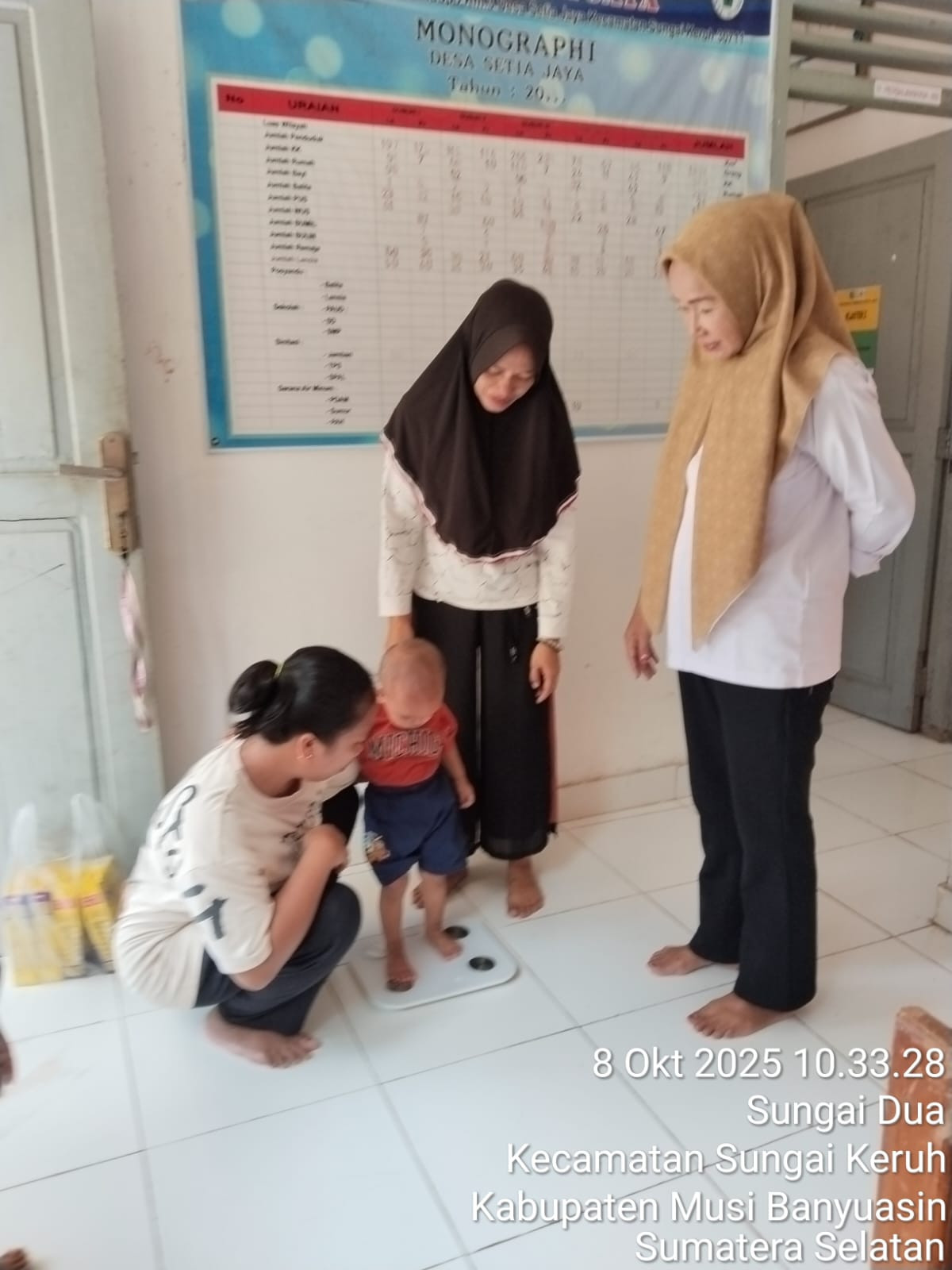 Pemberian PMT anak kurang Gizi