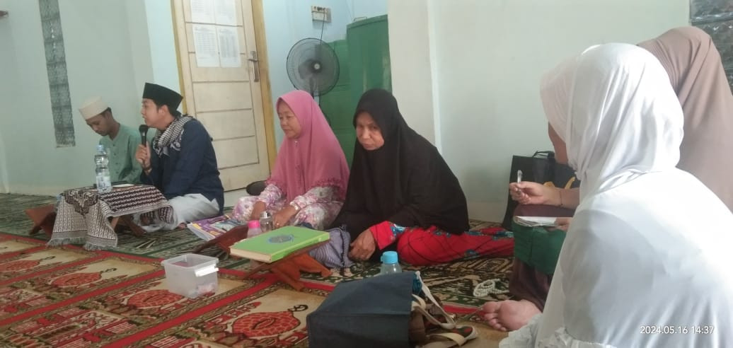 pengajian rutin setiap kamis Di Musholla az zuhro desa persiapan kenten jaya