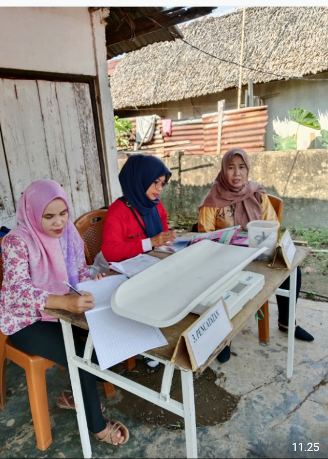 POSYANDU BALITA (posyandu bougenfil) Desa persiapan kenten jaya.