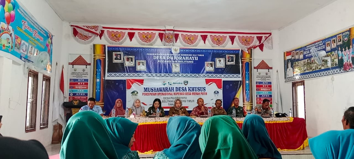 Musyawarah Khusus  Percepatan Koperasi Desa Merah Putih