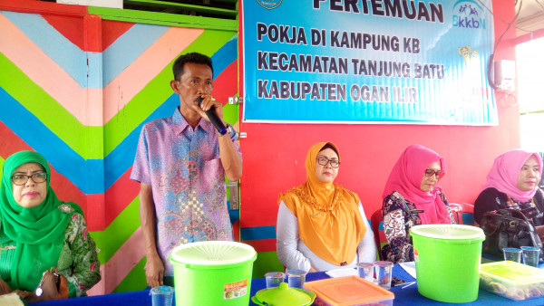 Sambutan Kepala Desa Burai  Bapak Feriyanto mewakili Camat Tanjung Batu
