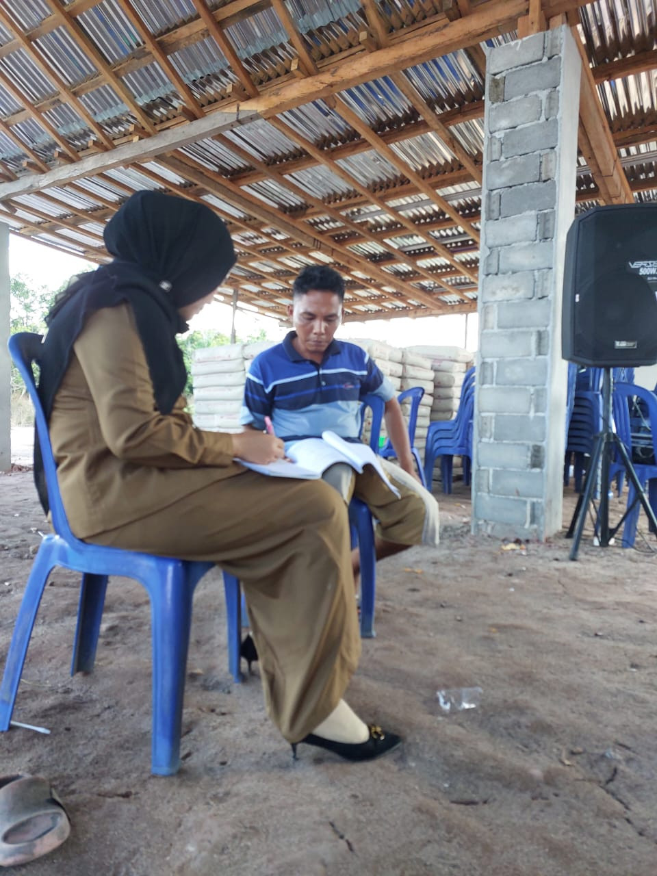 Advokasi Kepada Kepala Desa Kampung KB  Gemilang Desa Tanjung Seteko