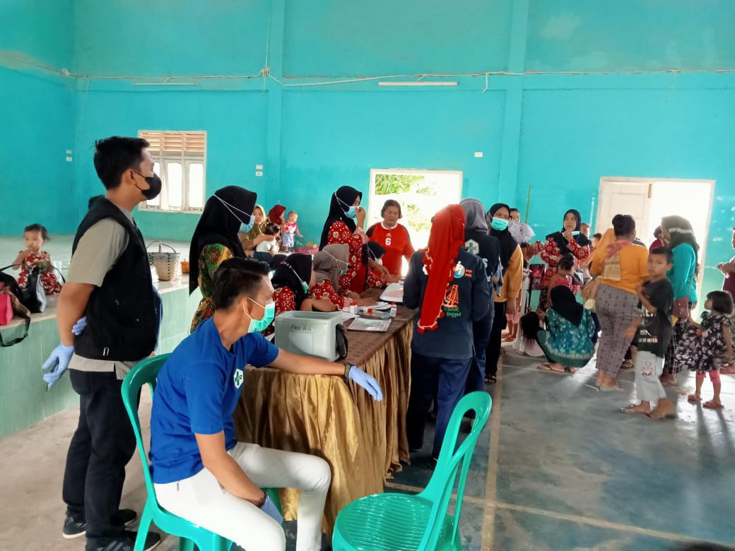 Kegiatan posyandu didesa suka nanti