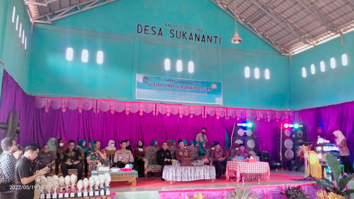 Alhamdulillah acara di hadiri oleh bapak wakil bupati ogan ilir