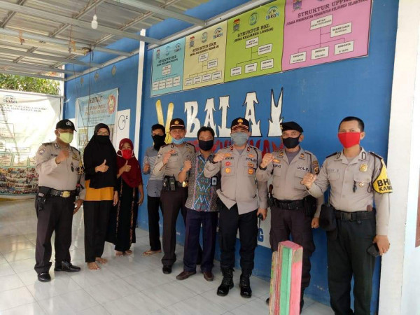 Kunjungan bapak Kapolsek Ilir Barat Dua