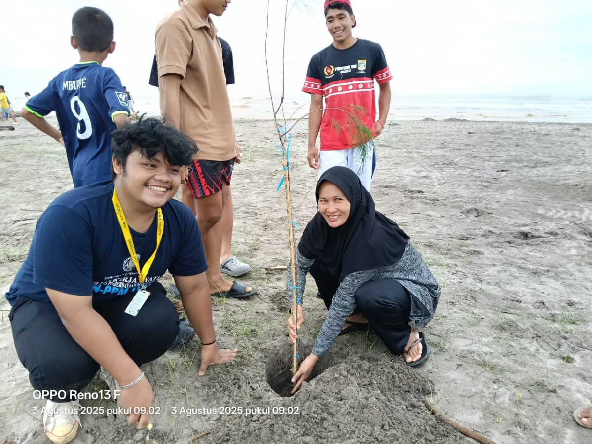 semoga tumbuh kuat seperti hamparan pasir yang luas walau pun setiap saan dihembas ombak
