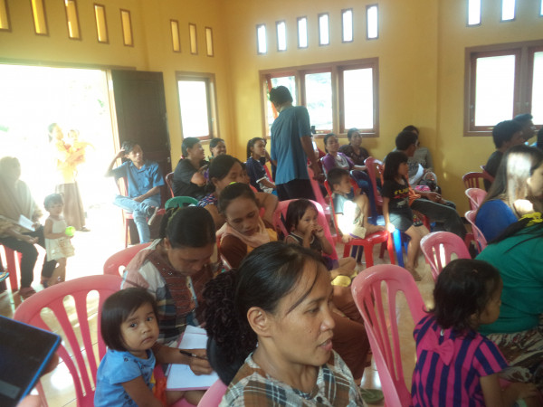 Masyarakat Desa Talang Renah yg hadir pada pembinaan Poktan