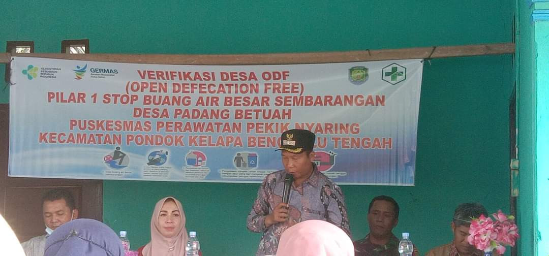 VERIFIKASI DESA ODF (Open Defecation Free) oleh PKM Pekik Nyaring, Pondok Kelapa