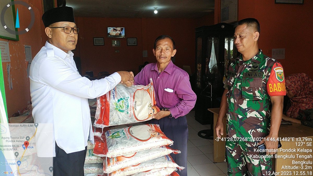 Penyaluran Bantuan Pangan dari Dinas Sosial Provinsi Bengkulu Kepada KPM sebanyak 252 Jiwa