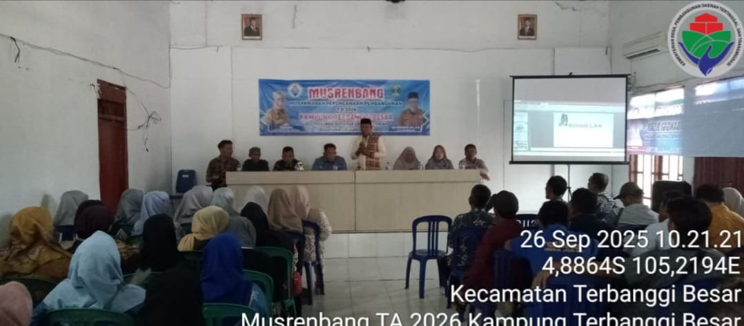 MUSREMBANG KAMPUNG TERBANGGI BESAR