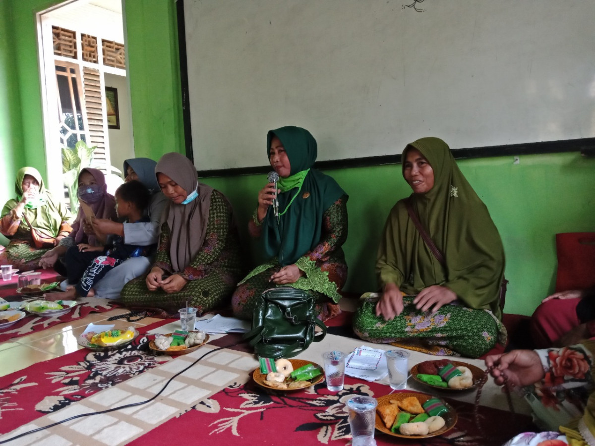 Pengajian Rutin Selapanan Muslimat NU Kampung Goras Jaya