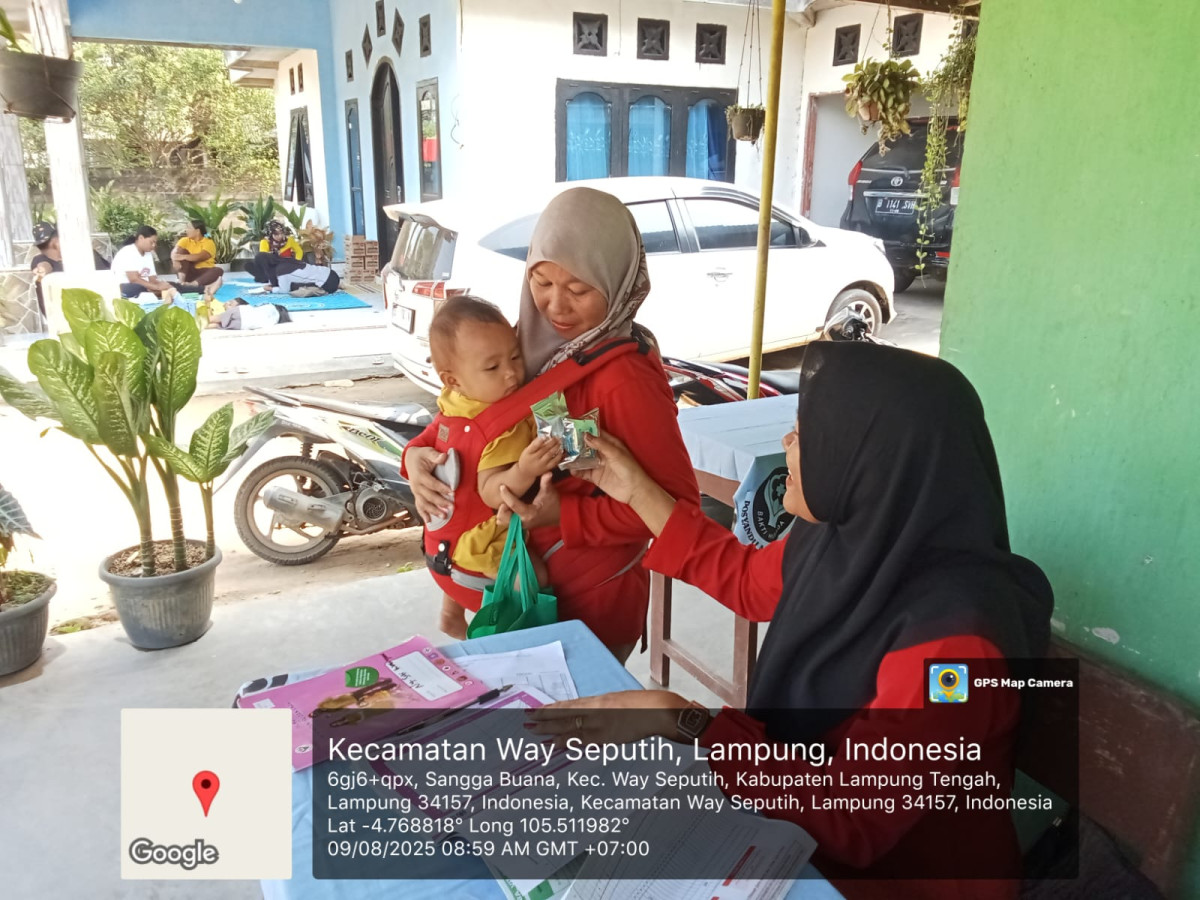 pemeriksaan balita dan pemberian makanan tambahan