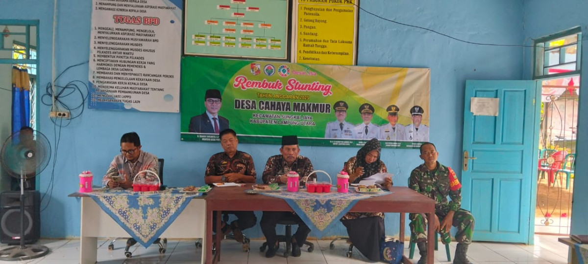 rembuk stunting desa cahaya makmur