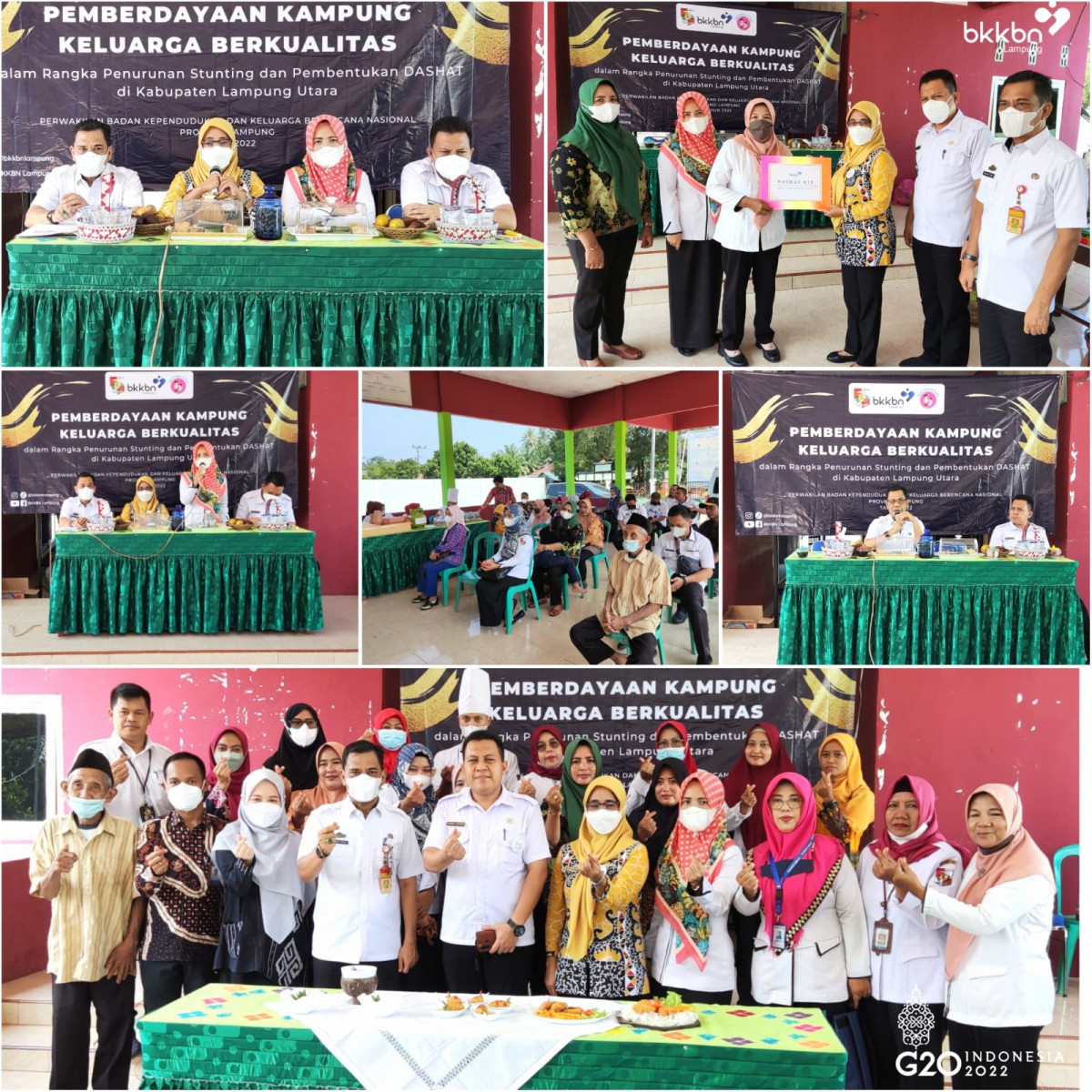 Kegiatan Pemberdayaan Kampung Keluarga Berkualitas Dalam Rangka Penurunan Stunting dan Pembentukan DAHSAT di Desa Buring Kencana, Kabupaten Lampung Utara