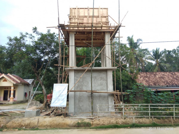 Pembangunan menara Pamsimas