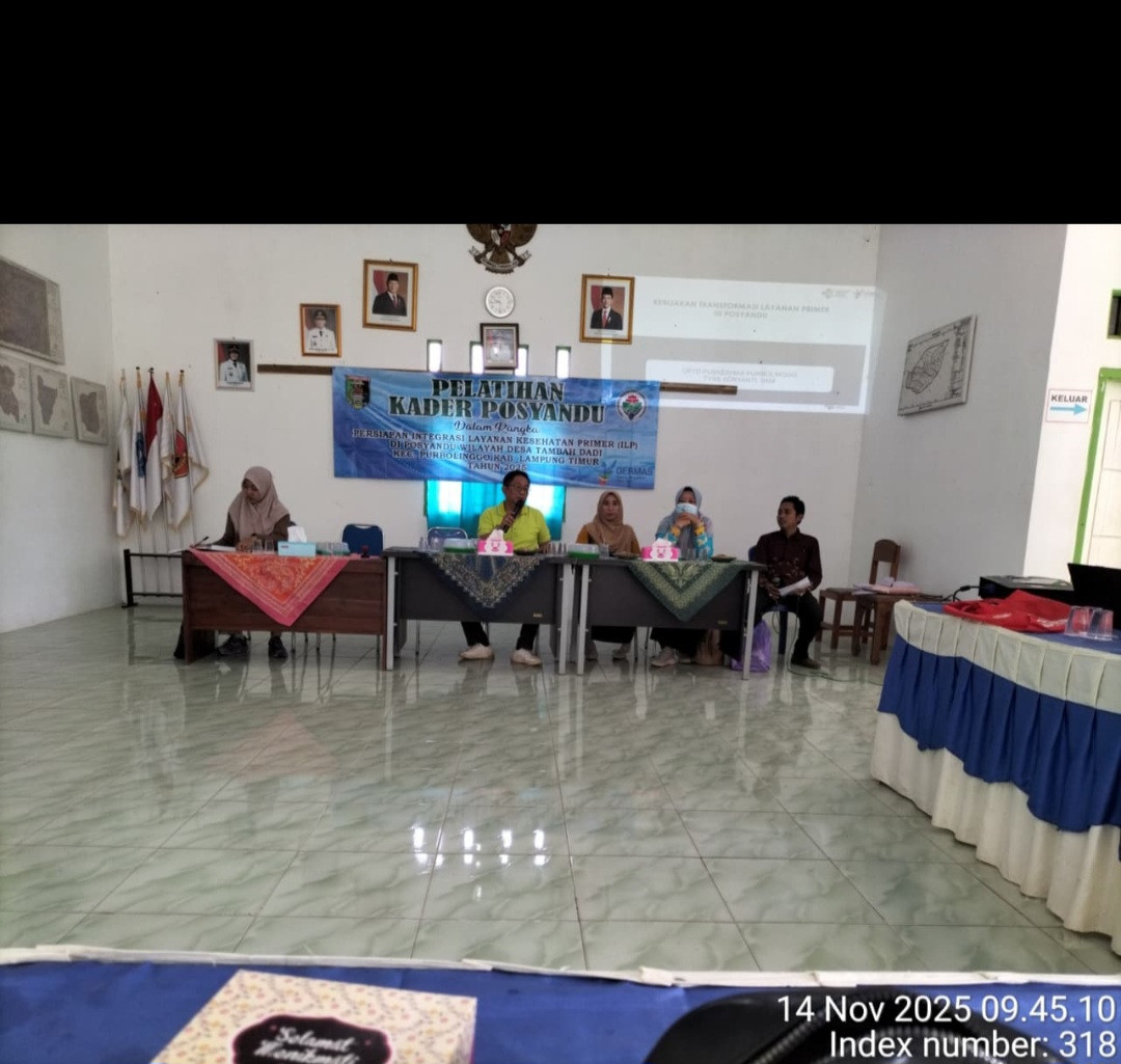 Pelatihan kader posyandu