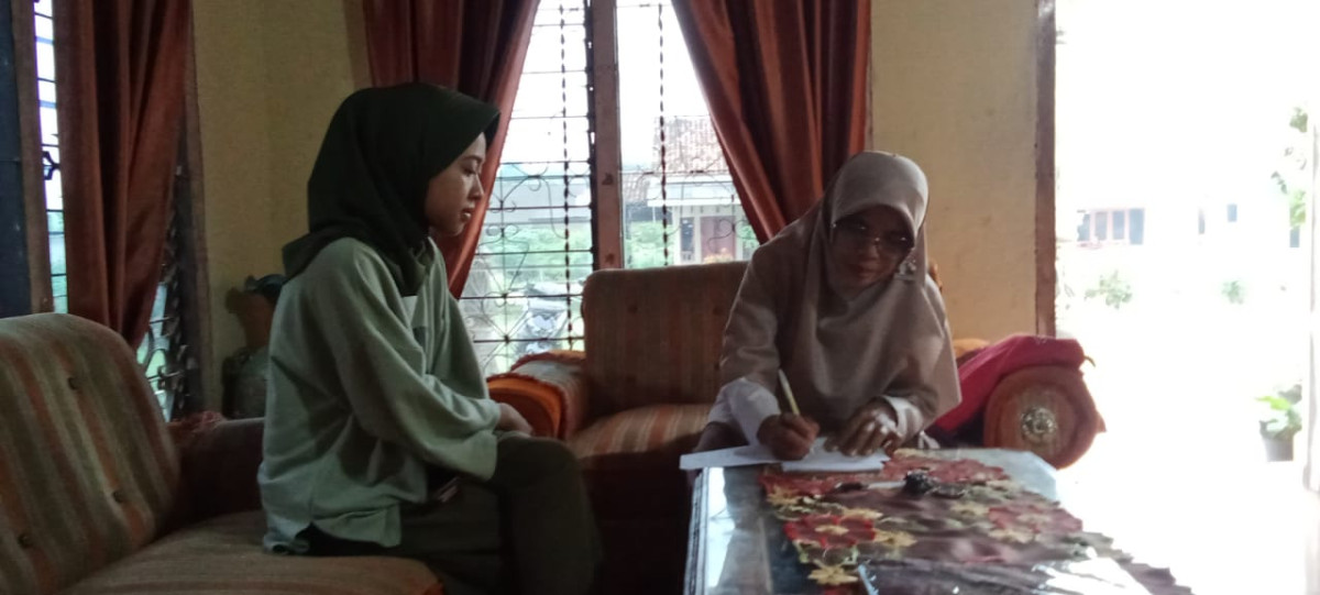 Kegiatan Pendampingan Catin oleh  TPK Desa Negara Ratu kecamatan Ba tang hari Nuban Lampung Timur