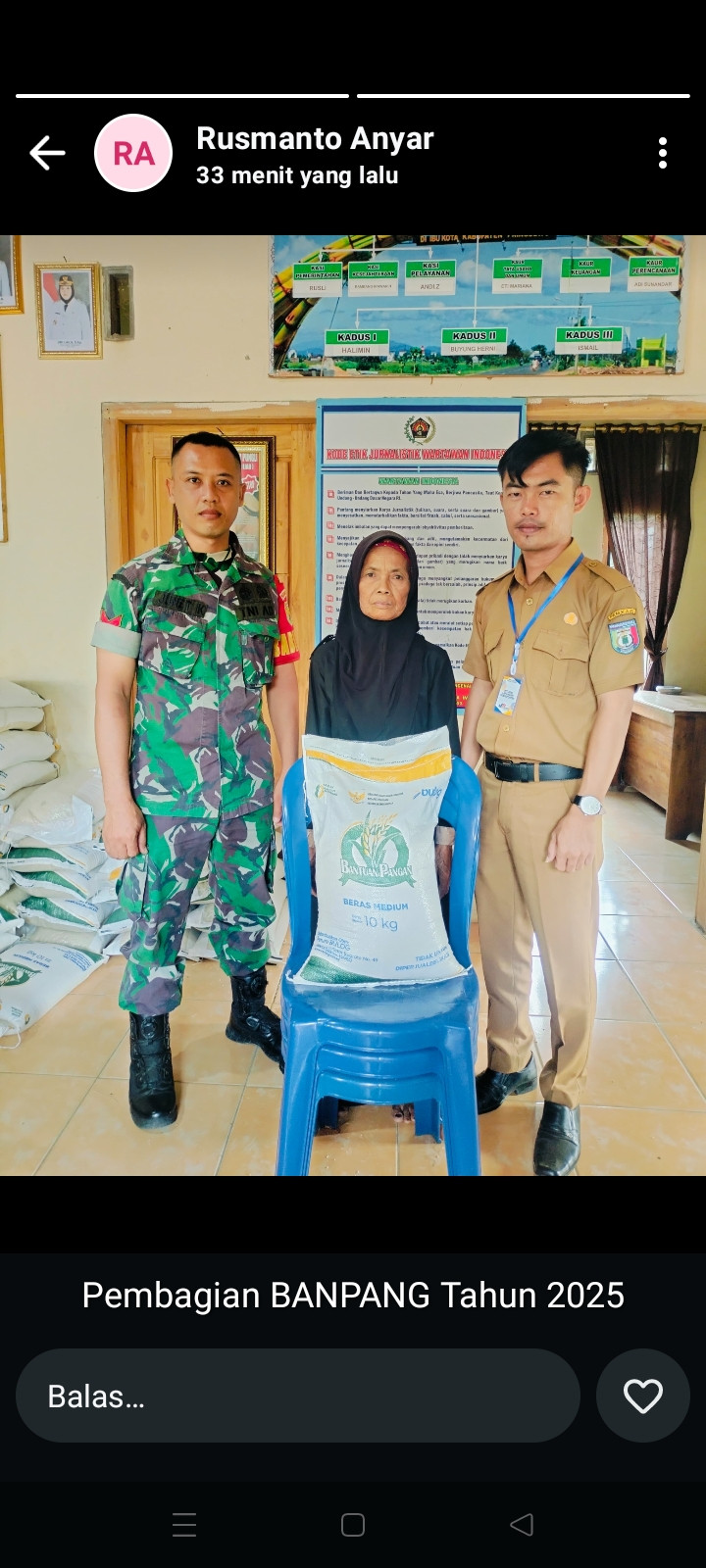 Pembagian Bantuan pangan non Tunai