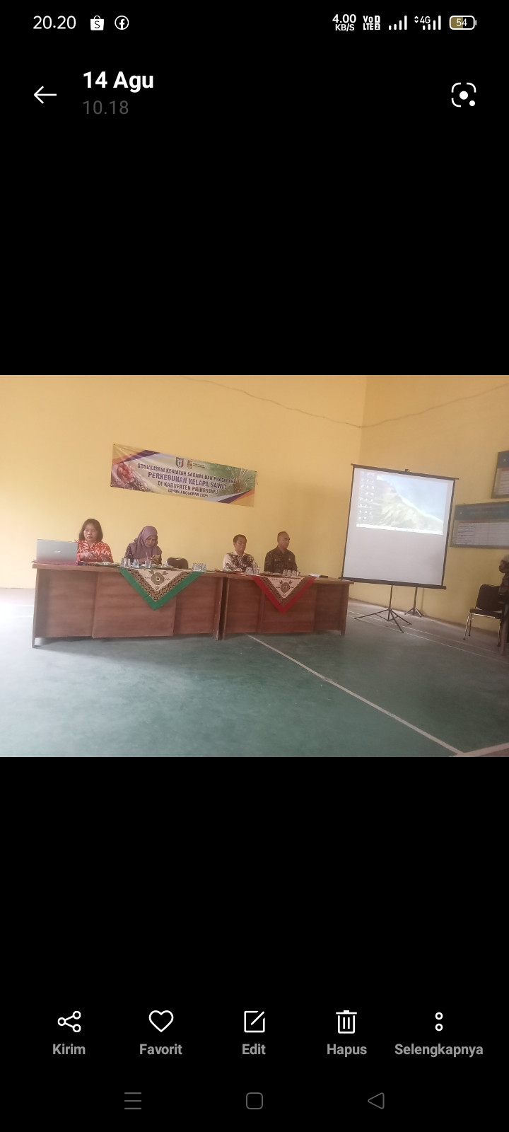 Nara sumber kegiatan sosialisasi