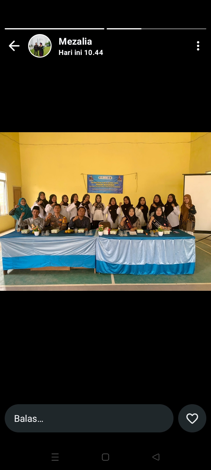 Pelantikan Pokja Bunda Paud Pekon Wayakrui