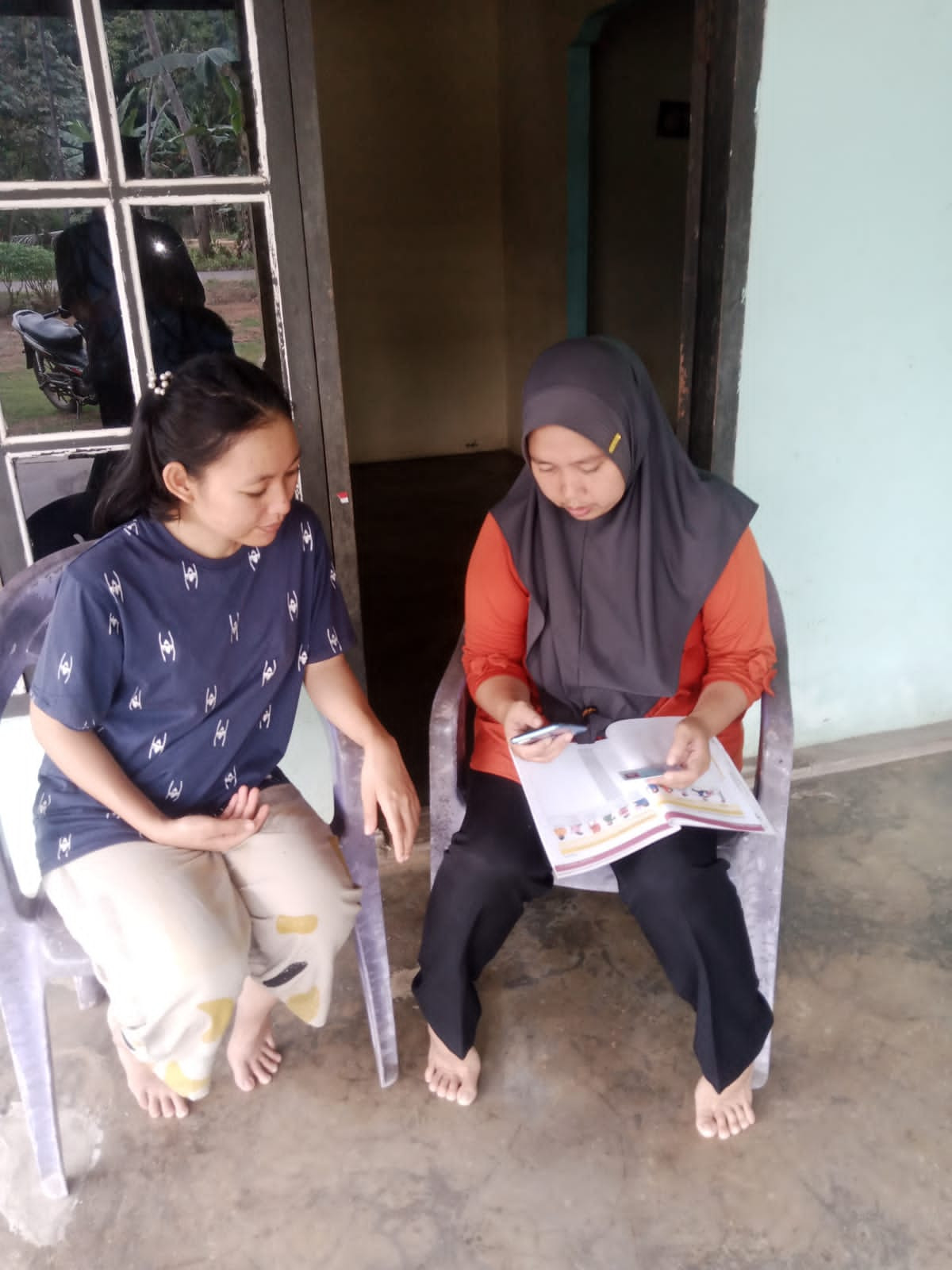 Kegiatan Verval Keluarga yang memiliki balita, baduta , ibu hamil serta Pus baru