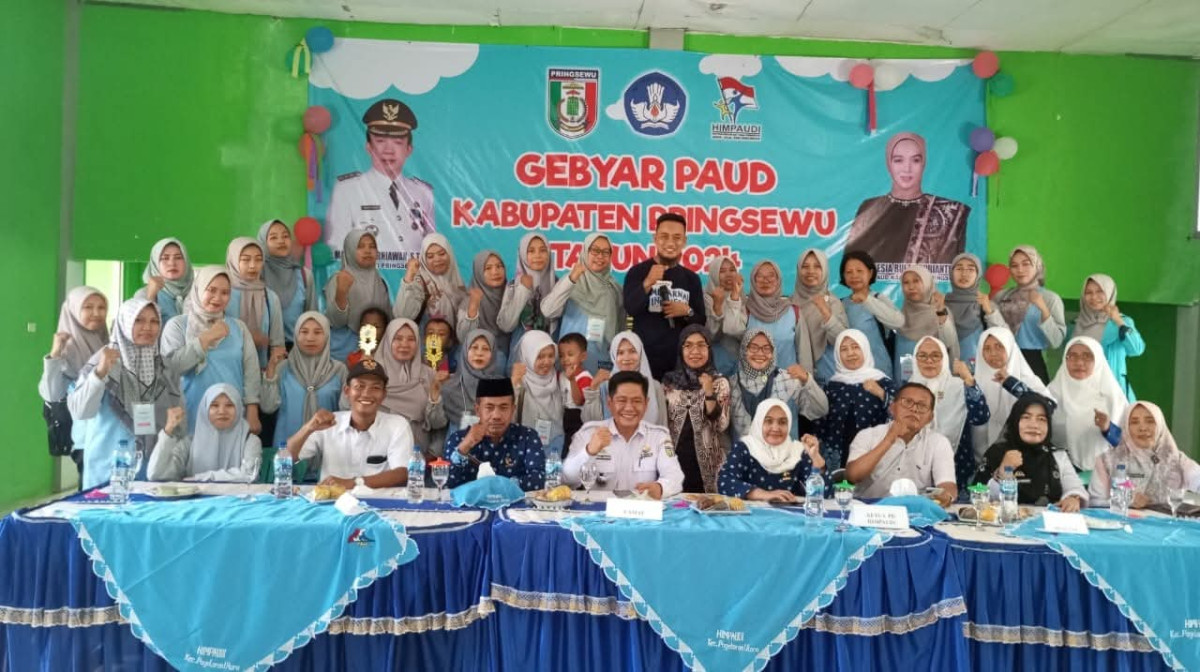 Gebyar PAUD Kabupaten Pringsewu Tahun 2024 bertempat di GSG Kecamatan Pagelaran Utara