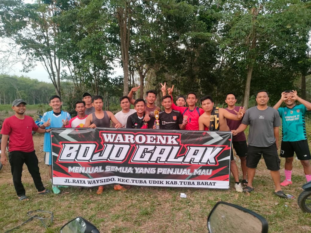 Salah satu kegiatan olahraga yang di adakan anggota karang taruna