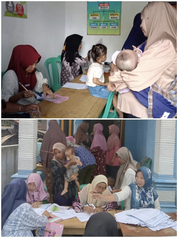 Posyandu dan Penyuluhan dengan sasaran BKB