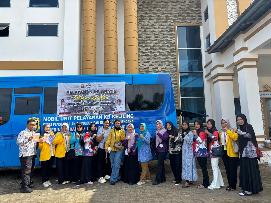Pelayanan KB dalam rangka HUT Kota Banar Lampung
