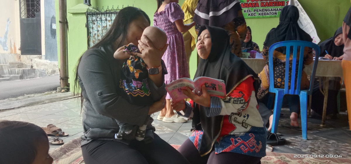 Pendampingan baduta oleh tim 2.