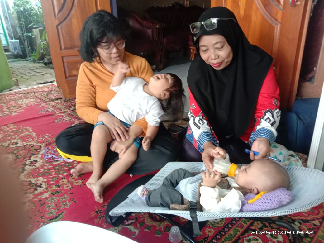 Sub ppkbd melakukan KIE di posyandu CK 1