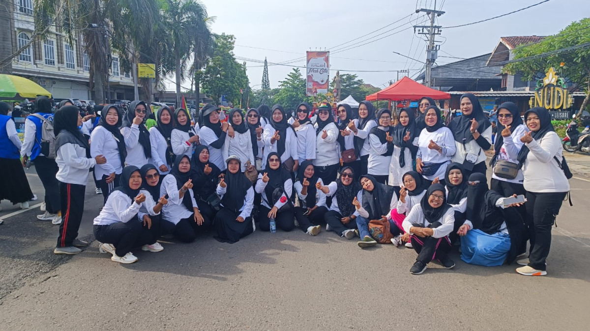 Senam bersama di UMKM