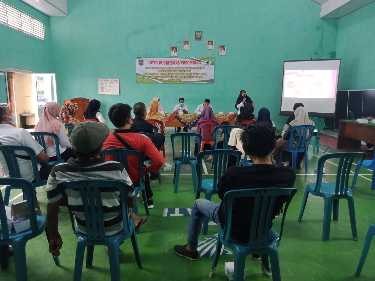 rakor opd.perangkat kelurahan dan masyarakat terkait P4Ksyarakat
