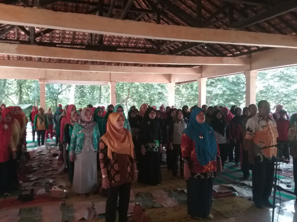 Pertemuan forum Musyawarah sekaligus jambore kader Kampung KB Rejomulyo Kec. Metro Selatan