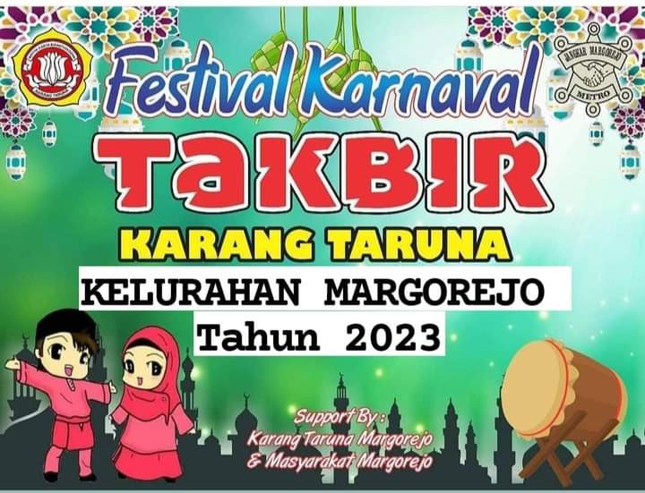 Berpartisipasi dalam Rangka FESTIVAL KARNAVAL  TAKBIR KARANG TARUNA