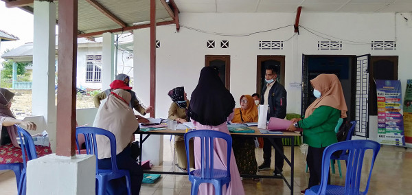 Kegiatan Yuridis PTSL 2021 Desa Air Anyir Kecamatan Merawang.