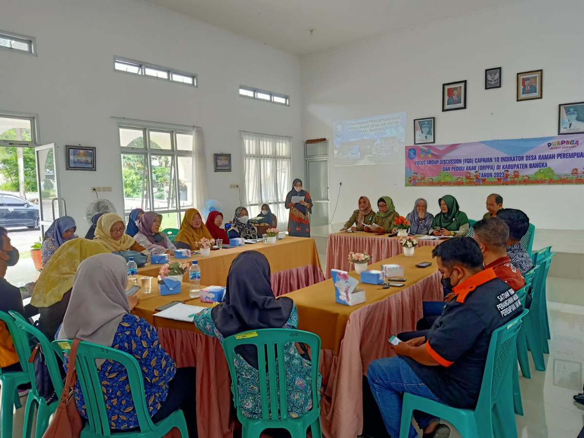 Diskusi Ramah Perempuandan Peduli Anak Kabupaten Bangka