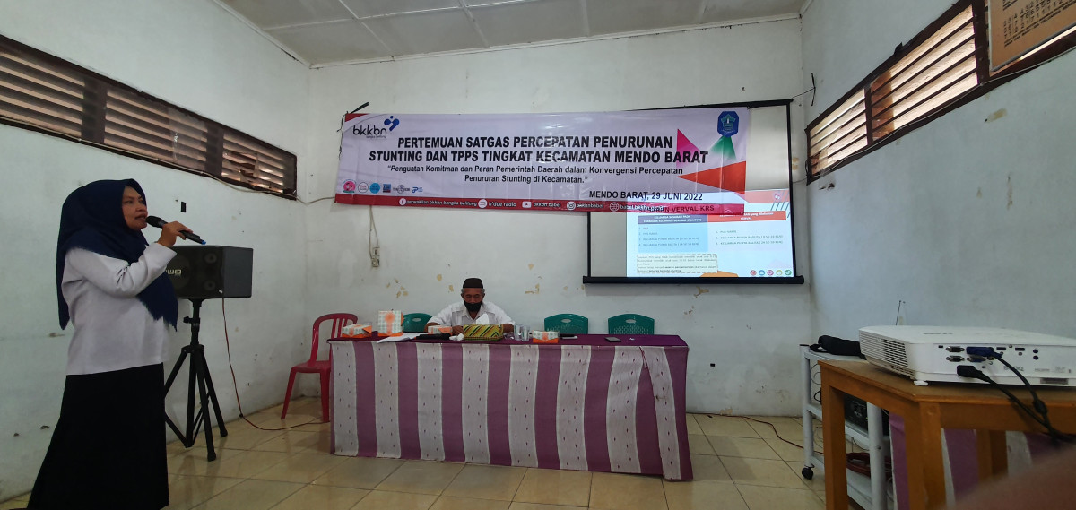 Pertemuan Satgas Stunting Provinsi Kep. Bangka Belitung