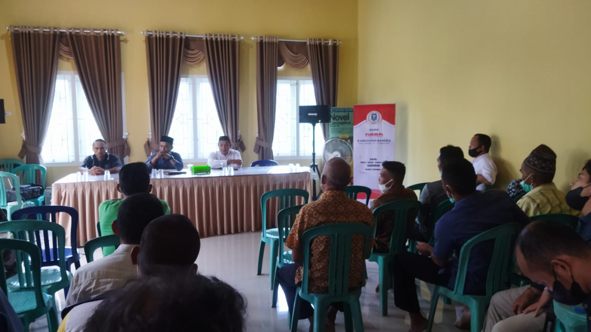 RESES DPRD Fraksi Gerindra Kabupaten Bangka Dapil 3 di Kampubg berkualitas UNCEK Desa Labu