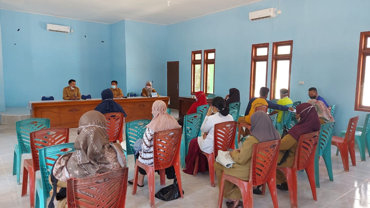 Pertemuan Kelompok Kerja Kampung Keluarga Berkualitas di Kampung KB Desa Padang Kandis