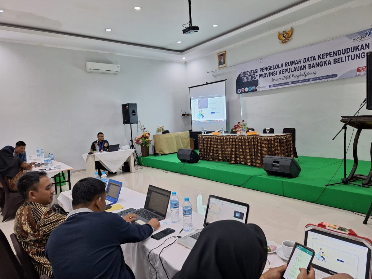 Orientasi Pengelola Rumah Data Kependudukan Tingkat Provinsi Kepulauan Bangka Belitung