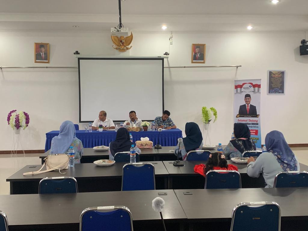 PEMBUKAAN KUNJUNGAN KERJA OLEH PAK KAPER BKKBN PROV BANGKA BELITUNG