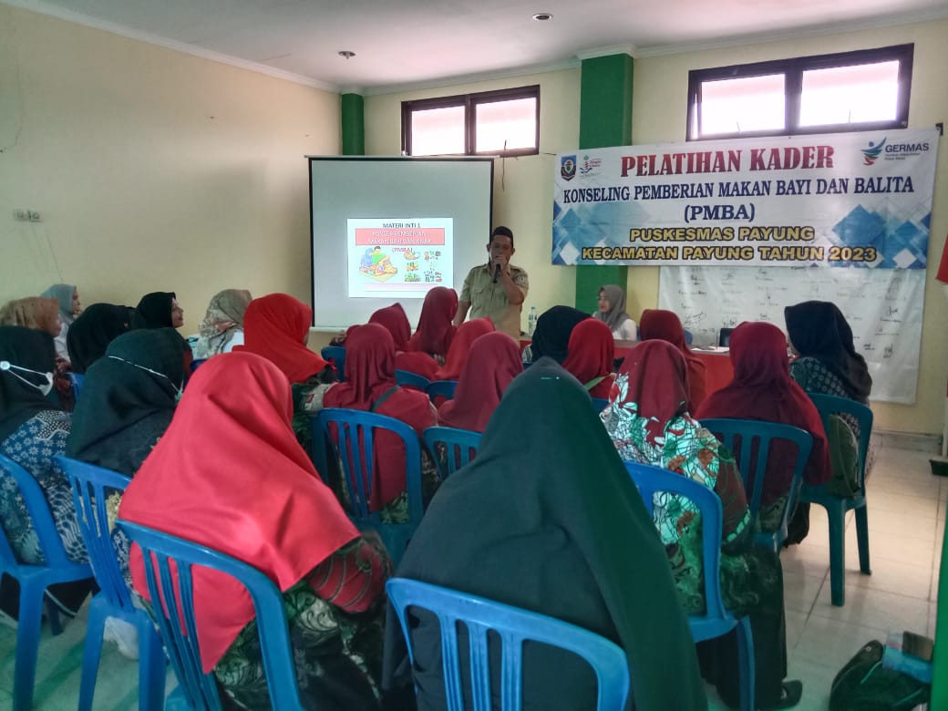 KEGIATAN PELATIHAN KADER KONSELING PEMBERIAN MAKANAN BAYI DAN BALITA (PMBA)