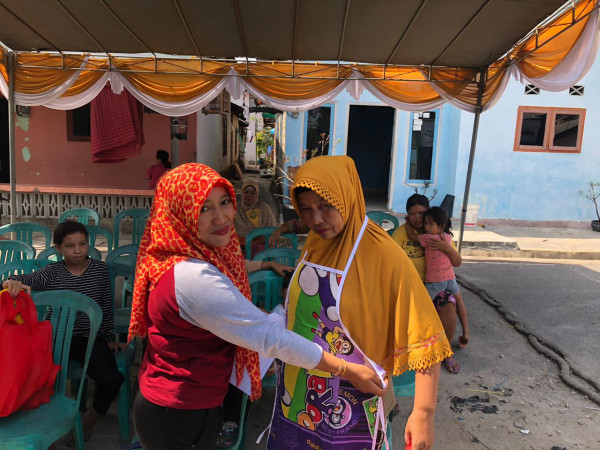 INTEGRASI KAMPUNG KB DARI FORUM PUSPA SERUMPUN SEBALAI TENTANG PELATIHAN PEMBUATAN AMPIYANG 