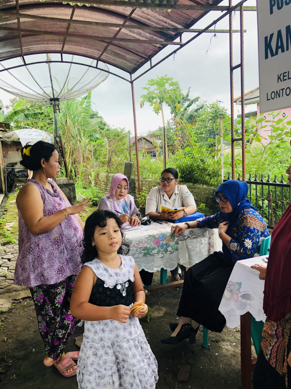 Posyandu balita kamboja dan bkb hi anggrek bulan kel.lontongpancur