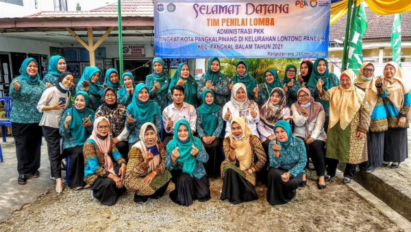 Lomba administrasi pkk tk kota kel lontong pancur