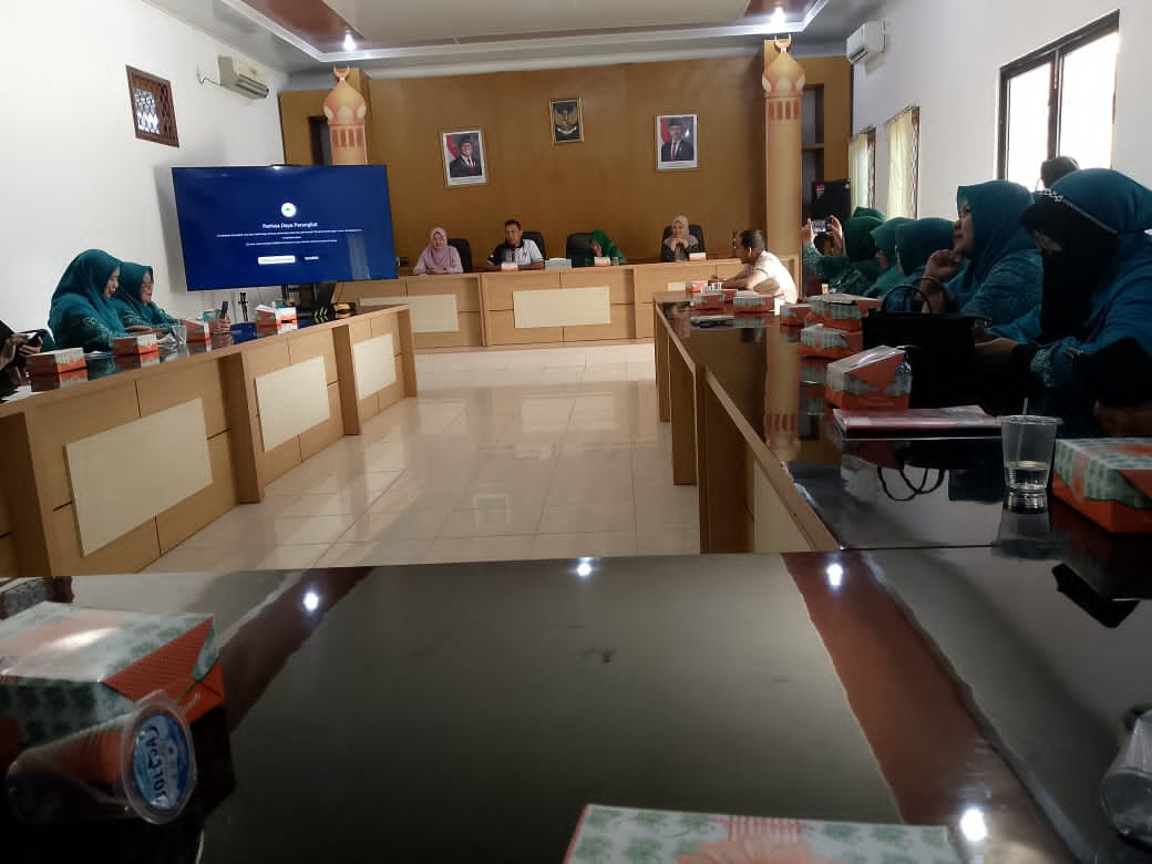 kegiatan sosialisasi pemberdayaan KDRT Pokja 1 kelurahan lontong pancur